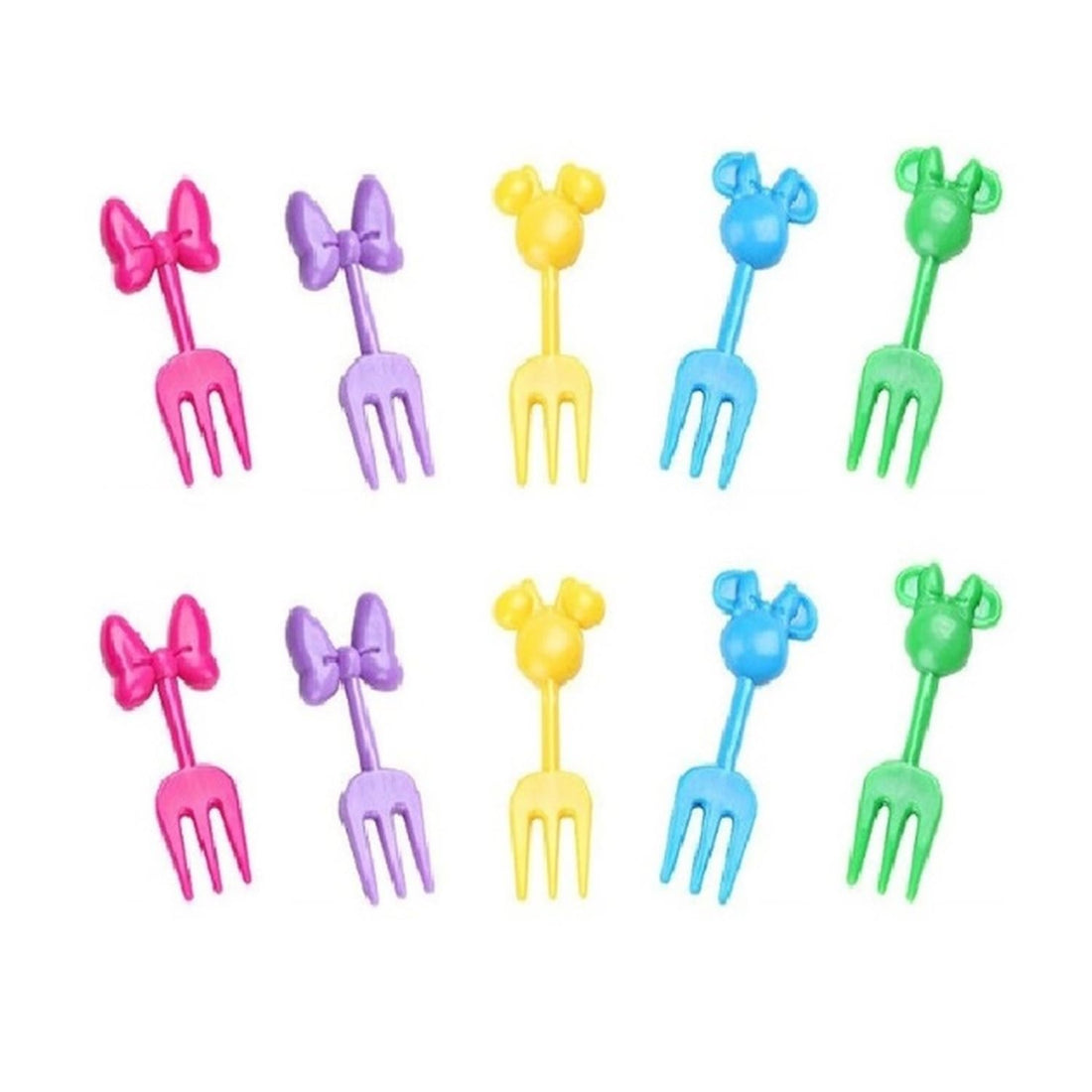 Cute Cartoon Food Picks for Kids – Bento Box Lunch Accessories, Fruit & Snack Forks for Party and School Meals
