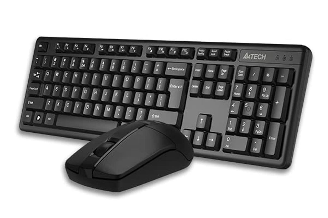 A4Tech Keyboard with Wireless Mouse Desktop - 3330N
