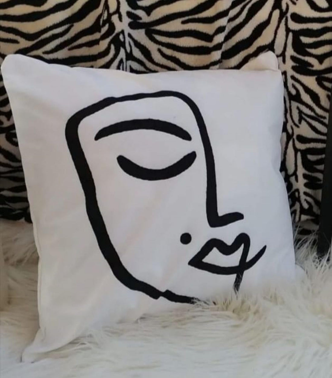 MacrameStore/boho decor - Boho printed cushion cover - G