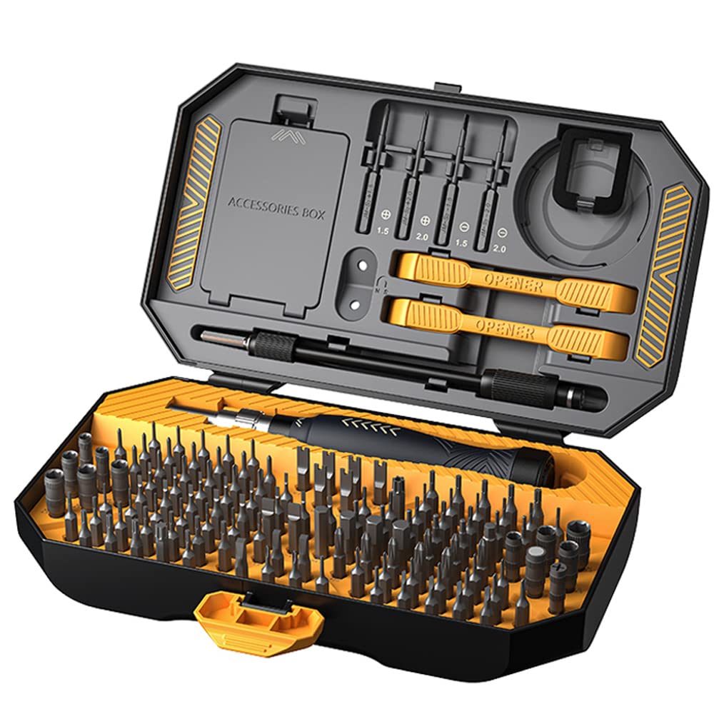 Screwdriver Set Magnetic, DMG 145-in-1 Precision Screwdriver Set Repair Tool kit for Mobile Phone, Watch, Glasses, Camera, computer, Xbox, PS 4, Nintendo, laptop, tablet, gaming Console