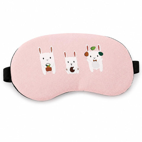 Cooling Eye Mask with Removable Gel Pack for Puffy Eyes and Fatigue Relief, Soft Breathable Cotton Sleep Mask with Adjustable Fit for Men Women and Kids
