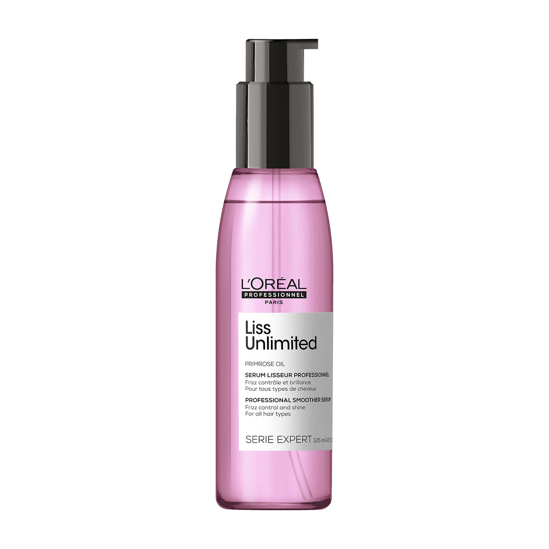 L’Oréal Professionnel | Liss Unlimited Soothing Anti-Frizz Blowdry Serum | With Prokeratin | For Rebellious Frizzy Hair & Straightened Hair | SERIE EXPERT | 125ml