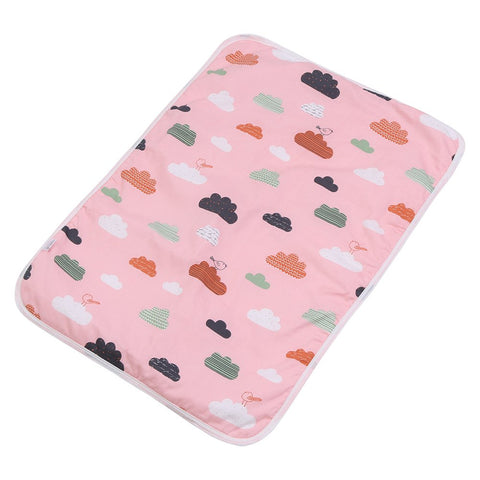 Yosoo Ultra-Soft Large Washable Baby Changing Pad Mats Baby Cotton Urine Mat Diaper Nappy Bedding Changing Cover Pad Disposable Sanitary Baby Infant Toddler Diaper Liners Covers(#D Cloud)