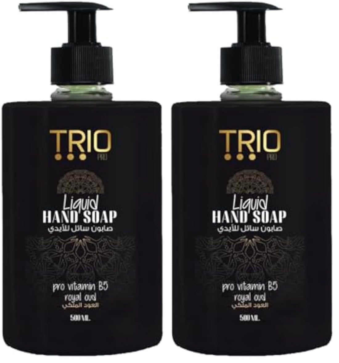 TRIO PRO Liquid hand soap (Royal Oud) PRO Vitamin 5 (Pack of 2)