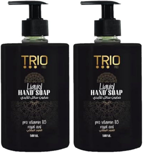 TRIO PRO Liquid hand soap (Royal Oud) PRO Vitamin 5 (Pack of 2)