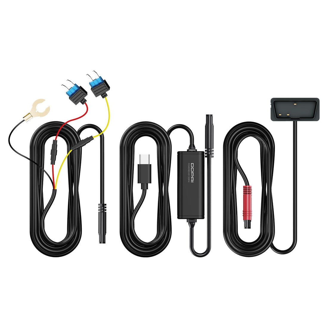 DDPAI OBD Hardwire Kit, Compatible with Z60, Z50Pro, Z60Pro and Z60 πLink Models, Enabling 24 Hours AOV Parking Monitor, 12V/2A to 5V/3A, 3 Meters Long
