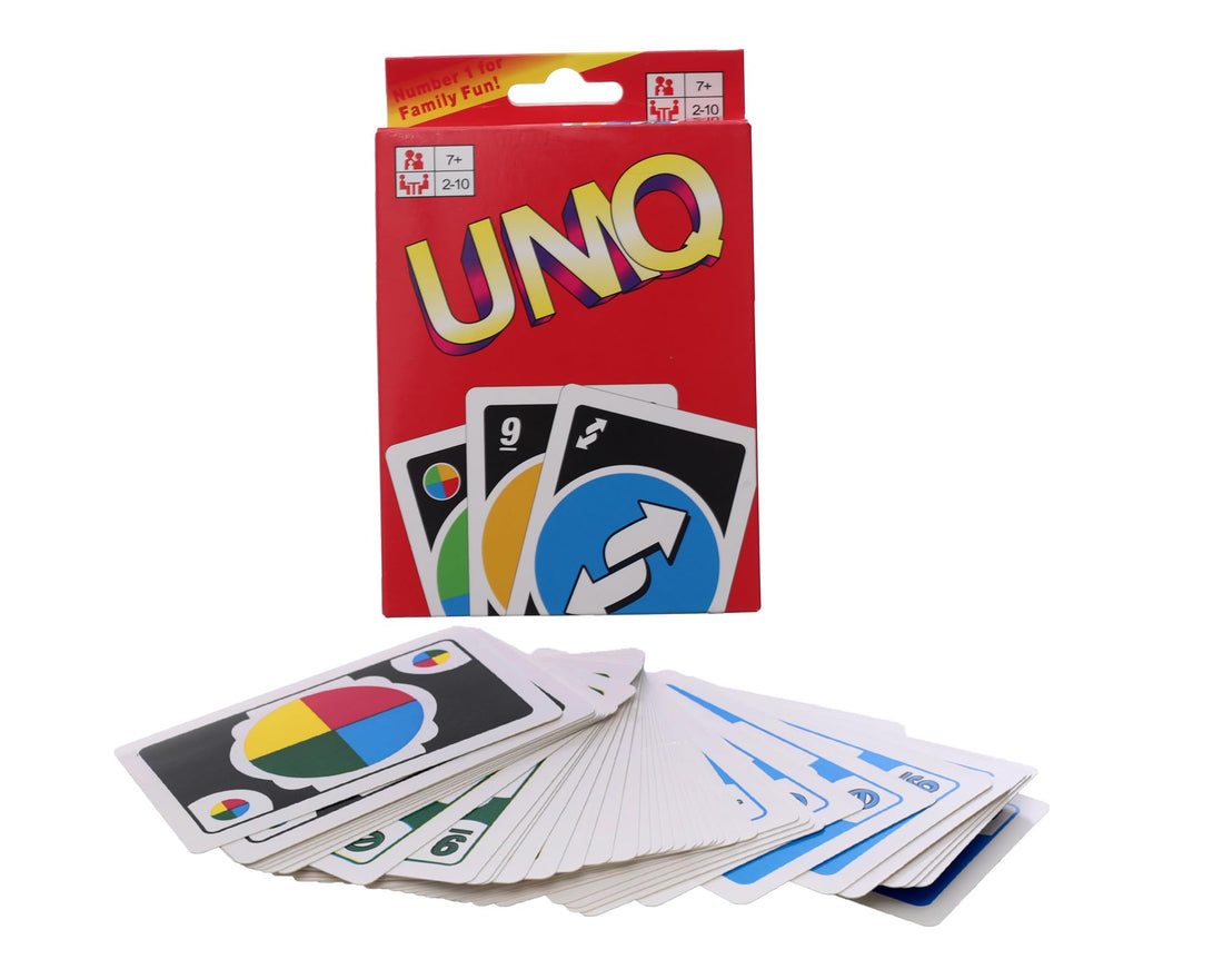 JM-116 Uno Card Game, Classic Family Game for Kids and Adults, Perfect for Parties - Multi-Color