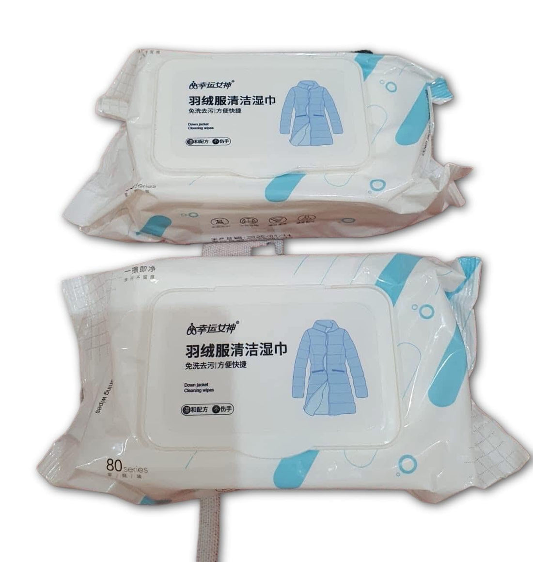 Wipes 2 Pack - Handy Wipes to Quickly and Easily Remove Dust, Lint and Light Stains from Clothes While Maintaining a Neat, Clean Look at Home or Travel