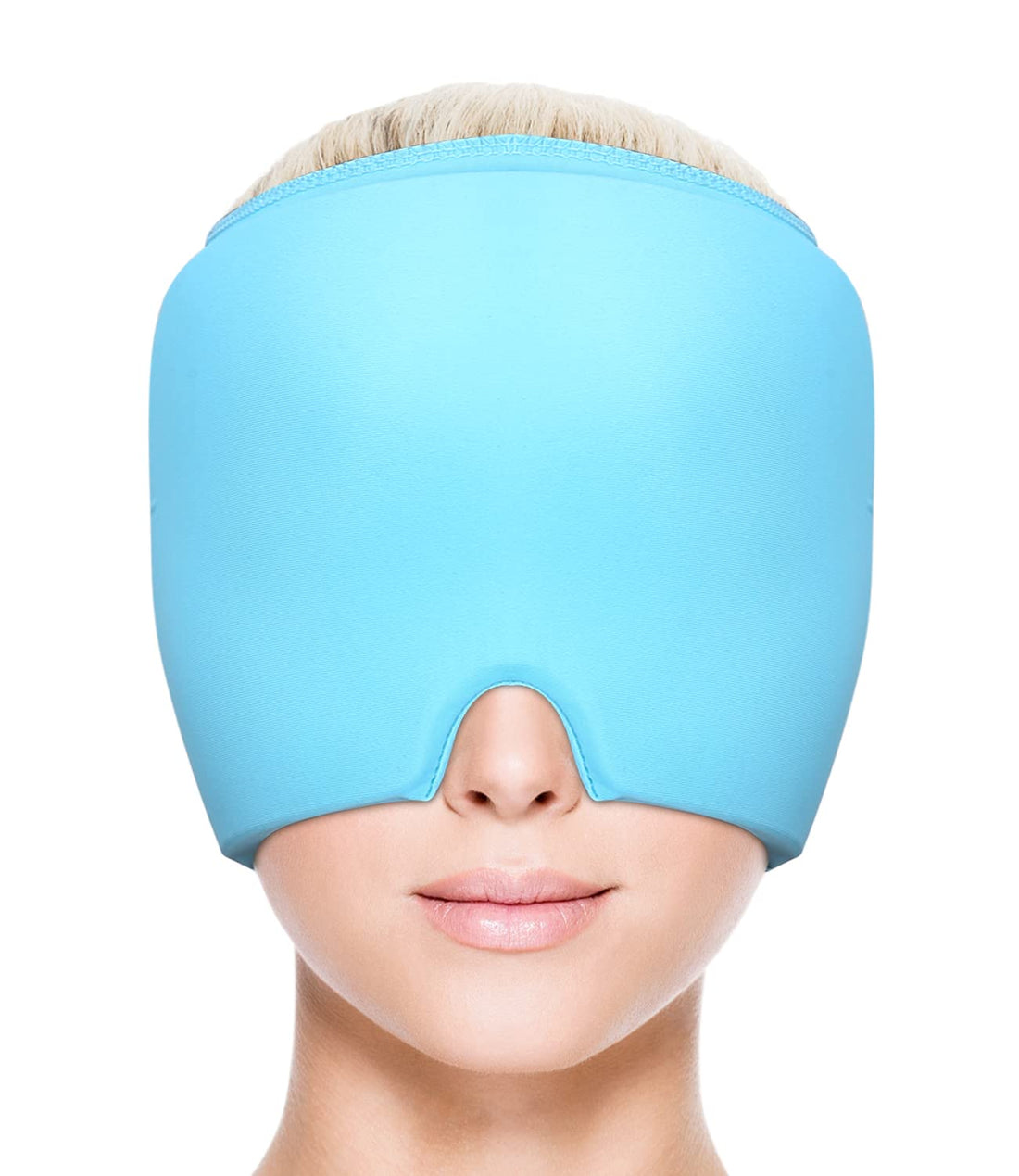 jutyum Migraine Hat, Headache Headache, Relief Cap, Headache Relief Cap, Migraine Cooling Pad, Migraine Mask, Stretchy Cooling Pads for Headaches, Migraines, Relaxed, Head Freezable/Heatable