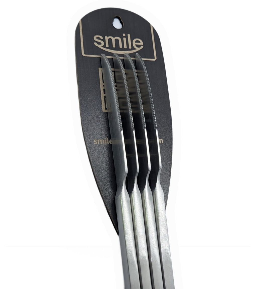 Stainless Steel Premium Table Knife Set 4Pcs (Squared Hand)