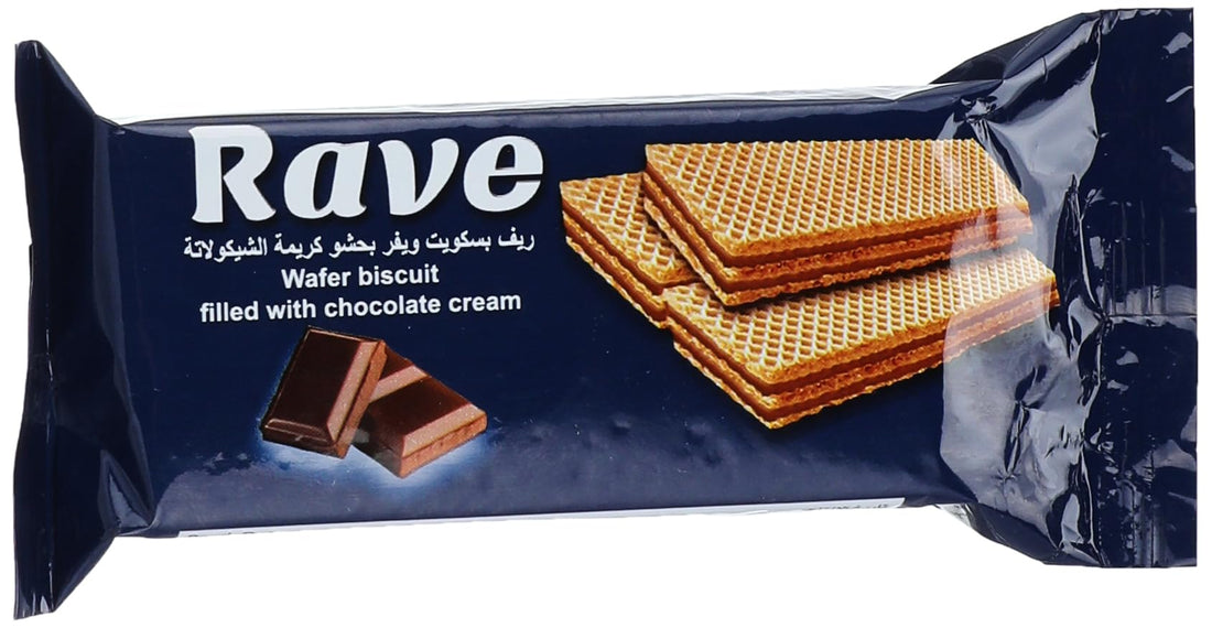 Rave Wafers Filled With Natural Chocolate Set Of 12
