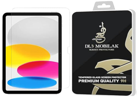 Dl3 Mobilak Screen Protector For iPad (A16) 11th/10th Generation (2025/2022) Tempered Glass Film [HD Crystal Clear] [Easy Installation] [Scratch Resistant] [9H Hardness]