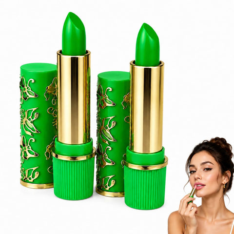 2 Pieces Magic Color-Changing Lipstick – 24-Hour Hydration & Tint – Moisturizing Lip Balm for Natural-Looking Lips.