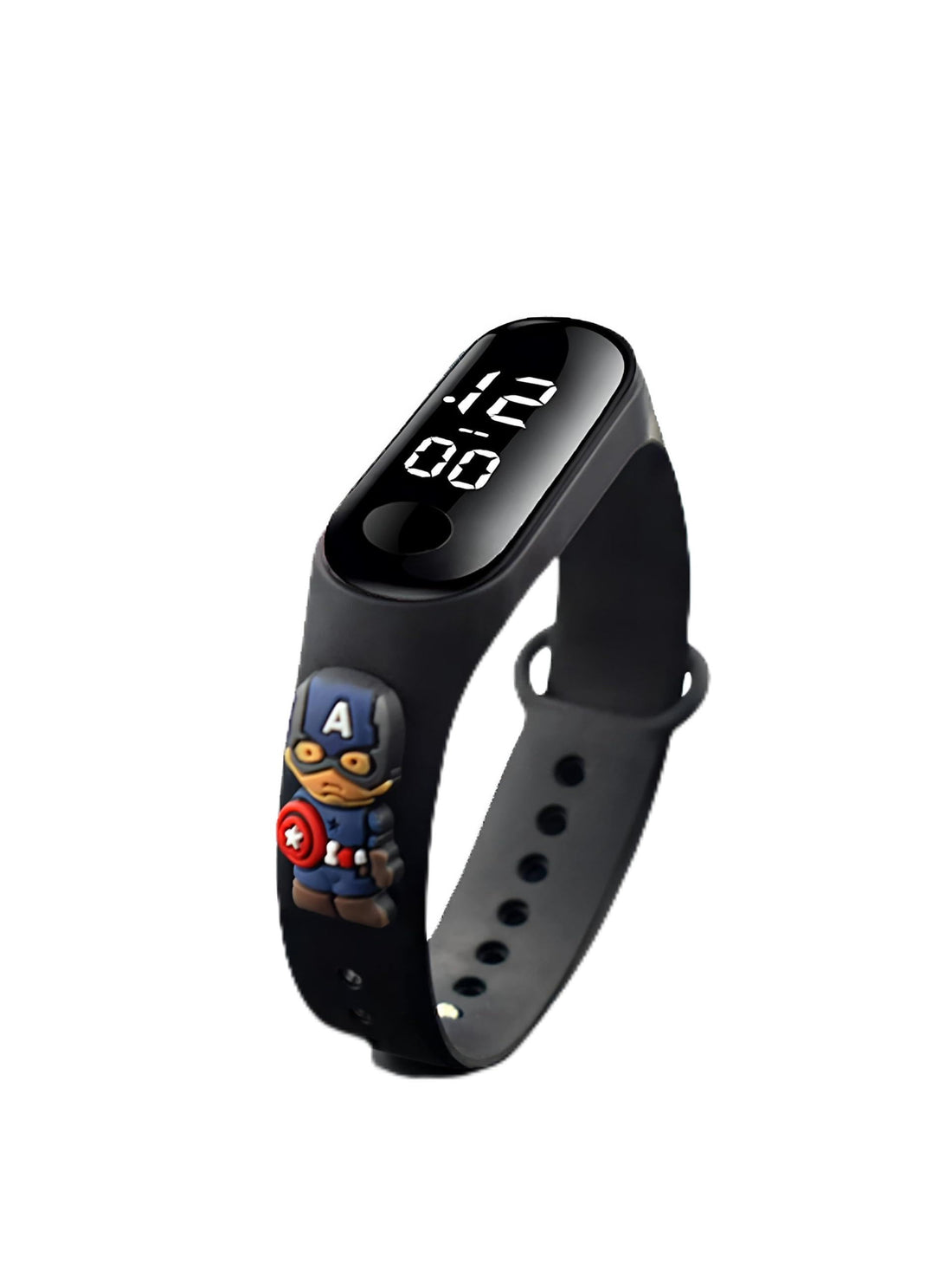ELEGANT LED WATCH - Make every occasion memorable with this stylish LED digital watch that displays cheerful 3D cartoon designs, waterproof function and adjustable silicone straps for kids.