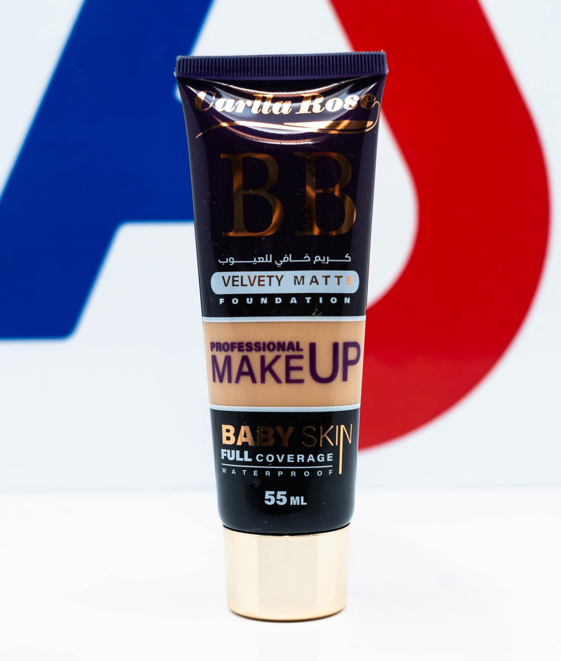 Carlla Rose BB Foundation, Velvety Matte, Full Coverage Waterproof, 55ml, No. 86