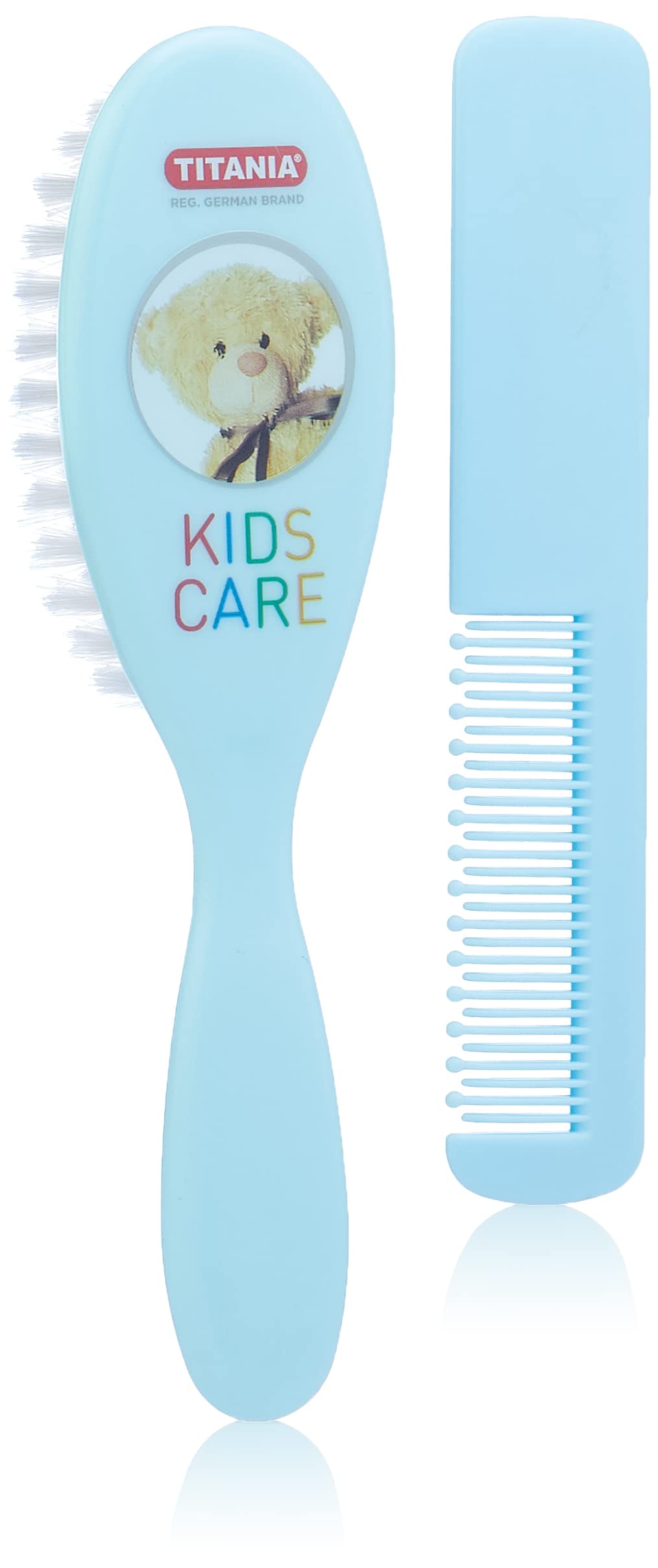 Titania 1295b brush & comb for baby hair - multi color