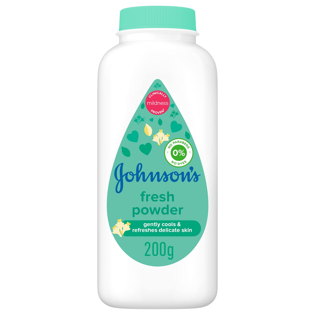 JOHNSON’S Baby Diapering Powder, Fresh, 200g