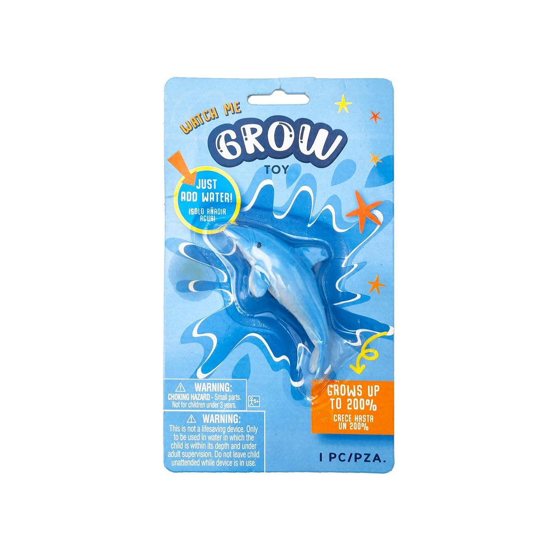 Marine Magic - Growing Sea Animal Toys in Water, Expandable Ocean Creatures for Kids Play, Non-Toxic Soft Figures for Sensory Exploration, Perfect Educational Gift for Young Children (Option 1)