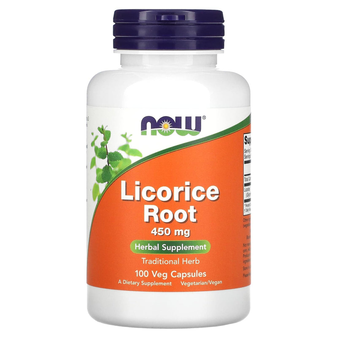 Licorice Root 450 mg – 100 Capsules | Traditional Herbal Supplement for Digestive and Respiratory Balance