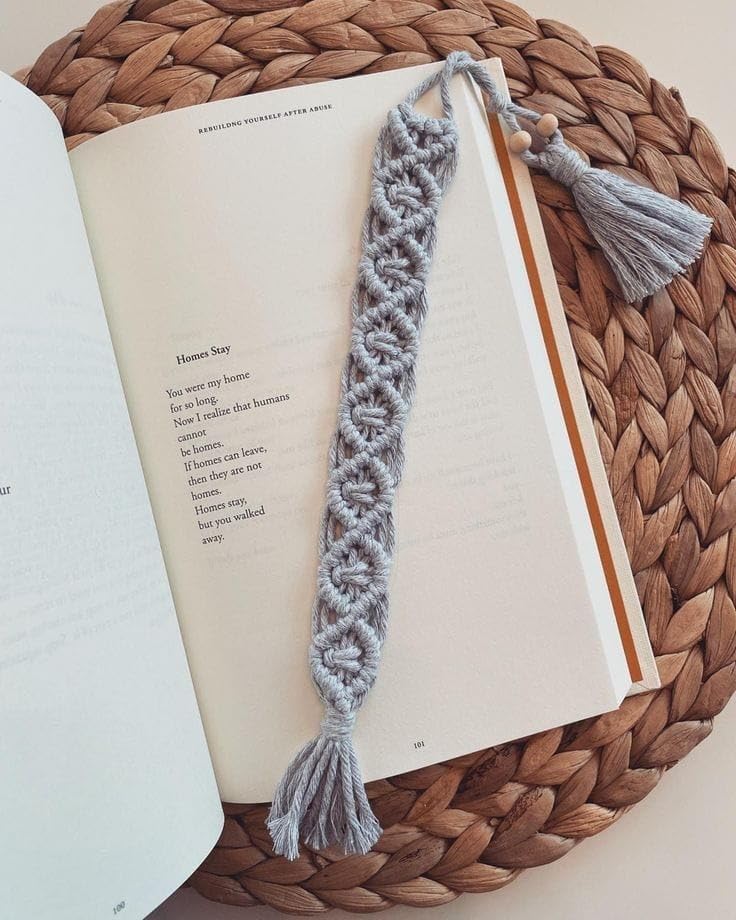 MacrameStore- Macrame Bookmark - فاصل كتب مكرمية