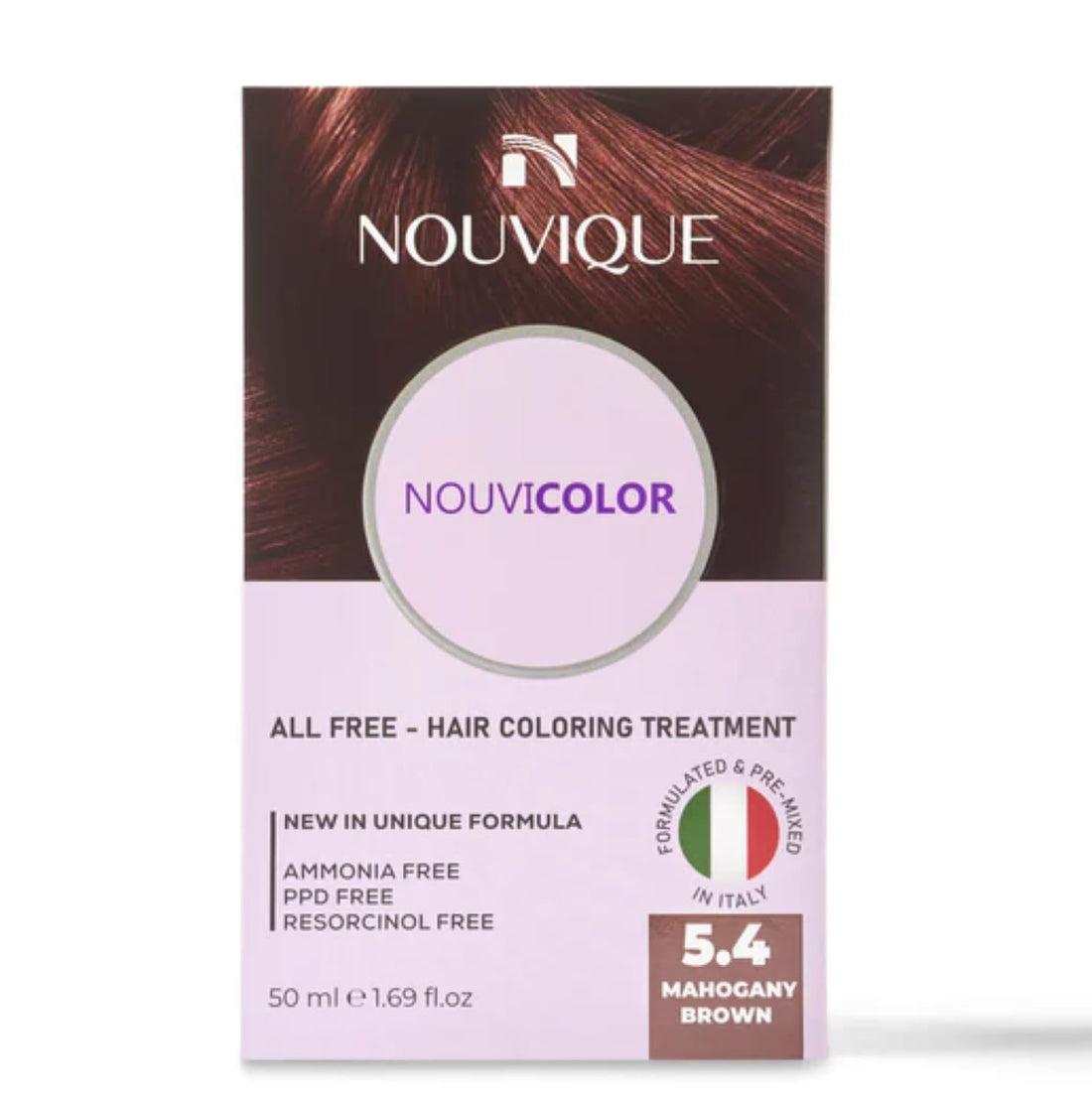 Nouvicolor hair coloring hair treatment 5.4