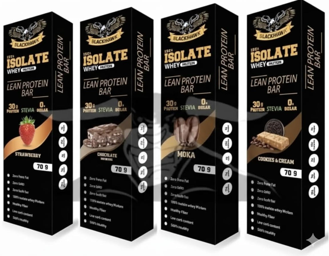 Blackhawk Protien Bar 70g (Mix Box: 4 Strawberry + 4 Mocha + 4 Chocolate Brownes + 4 Cookies & Cream)