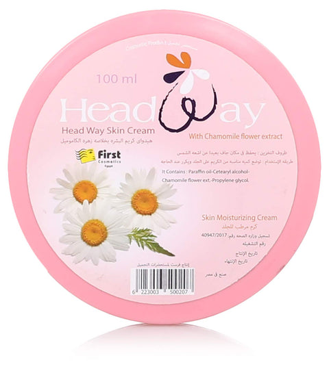 Headway Skin Cream Moisturizing With Chamomile Flower Extract - 100Ml