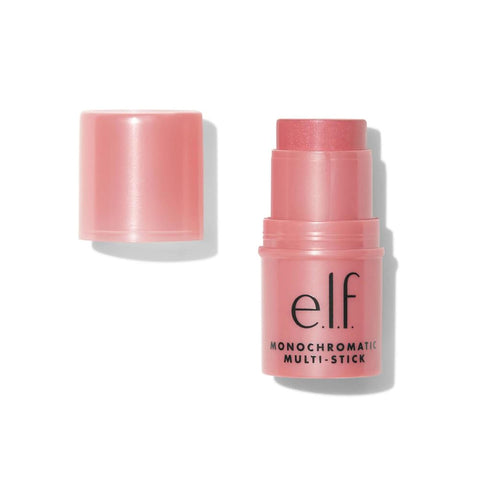 e l f Monochromatic Multi Stick, Luxuriously Creamy & Blendable Color, For Eyes, Lips & Cheeks, Dazzling Peony, 0.17 Oz