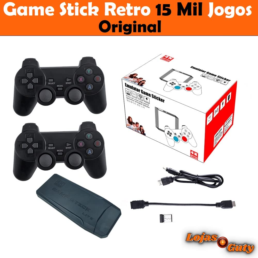Video Game Stick Lite 10mil Retro Games 2 Wireless Controllers