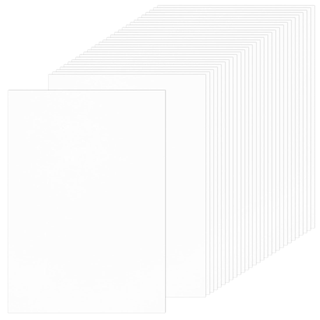 30 Sheets White Cardstock -A4 250gsm Thick Card Paper Premium Smooth Card Printer Paper 92lb for Arts, Crafts, School, Commercial Use PAC09WHA430