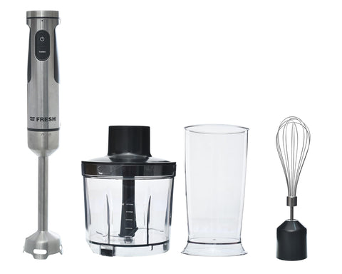 Fresh Hand Blender 1500 W with Chopper Black