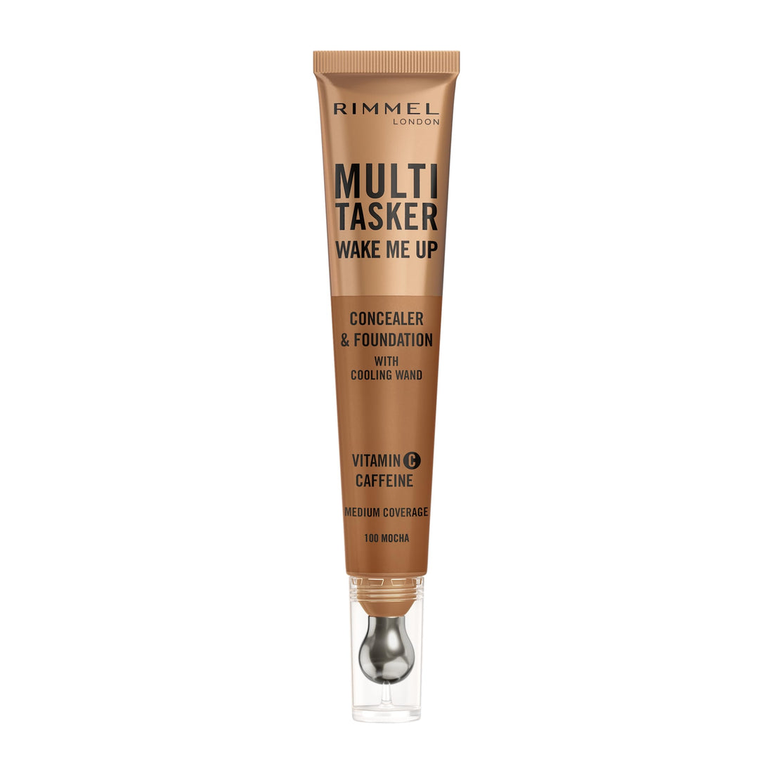 Rimmel Multi-Tasker Wake Me Up Foundation & Concealer, 100 Mocha, 20Ml