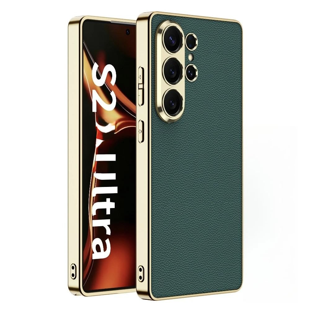 Ultra Thin Case for Samsung Galaxy S26 Ultra, Electroplated Business Case with Camera Protection Luxury Cover (Green, Galaxy S26 Ultra)