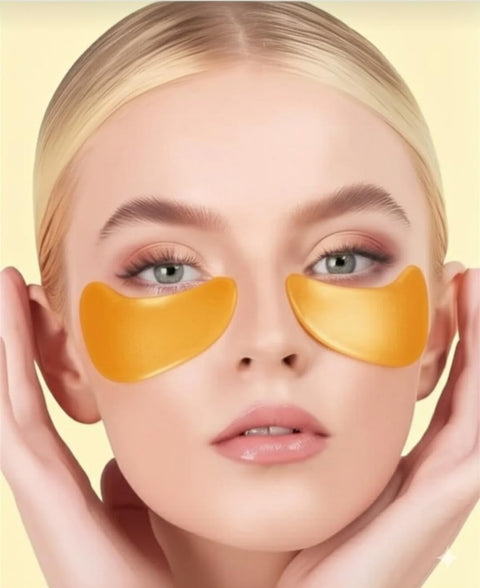 Collagen Under Eye Patches, Hydrating Treatment Masks for Dark Circles, 24K Brightening Gel Pads