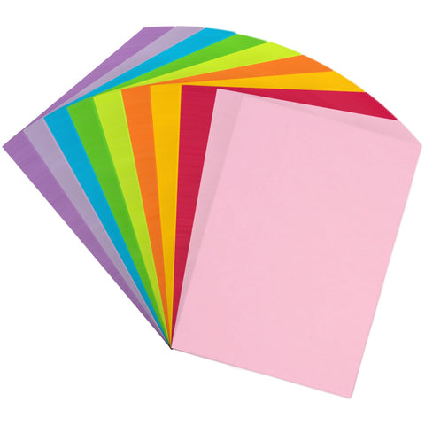Color Copy &Print Paper 8.5X11 Inches,180 Sheets 9 Colors Rainbow A4 Printer Paper 20 lb/92GSM Colored Origami Paper for Cutting DIY Kids Art Craft