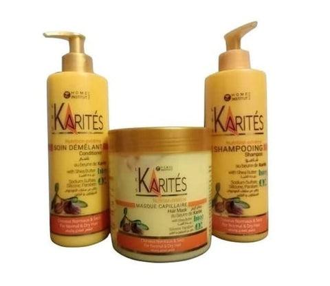 Les Karites Shea Butter Care Full Set for Dry & Normal Hair