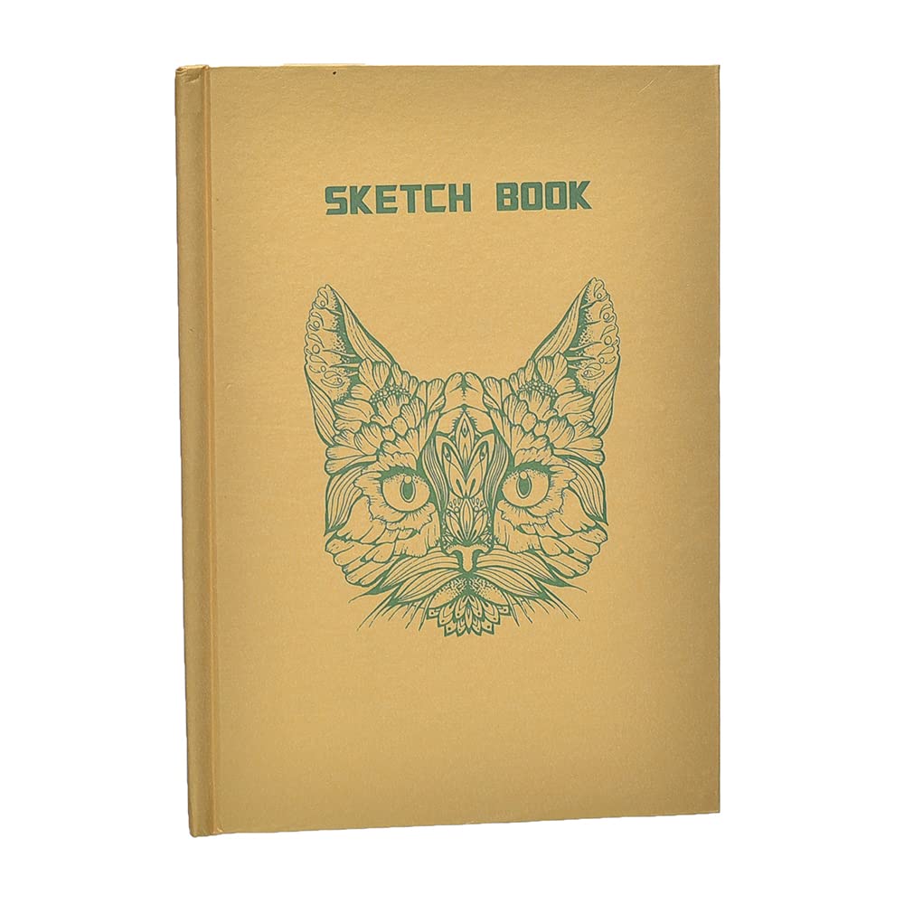 Discovery 309 Sketch Book 100 White Sheets With Hard Cover - Gold