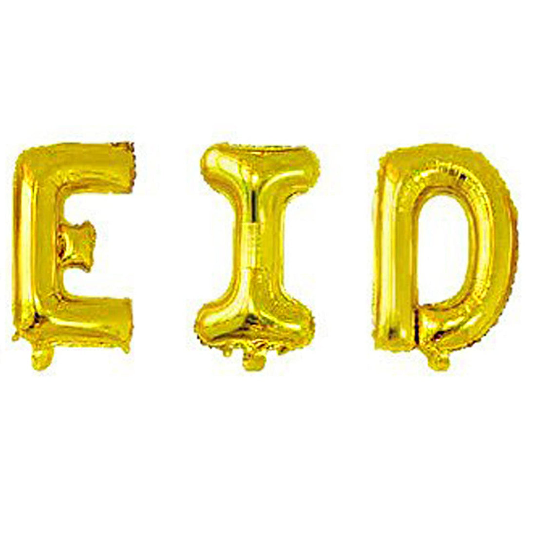 Eid Decoration Balloon,Eid Letter Foil Balloons Banner Set,Eid Mubarak Decorations for Home Garden Muslim Eid Party Decorations Supplies (Gold)