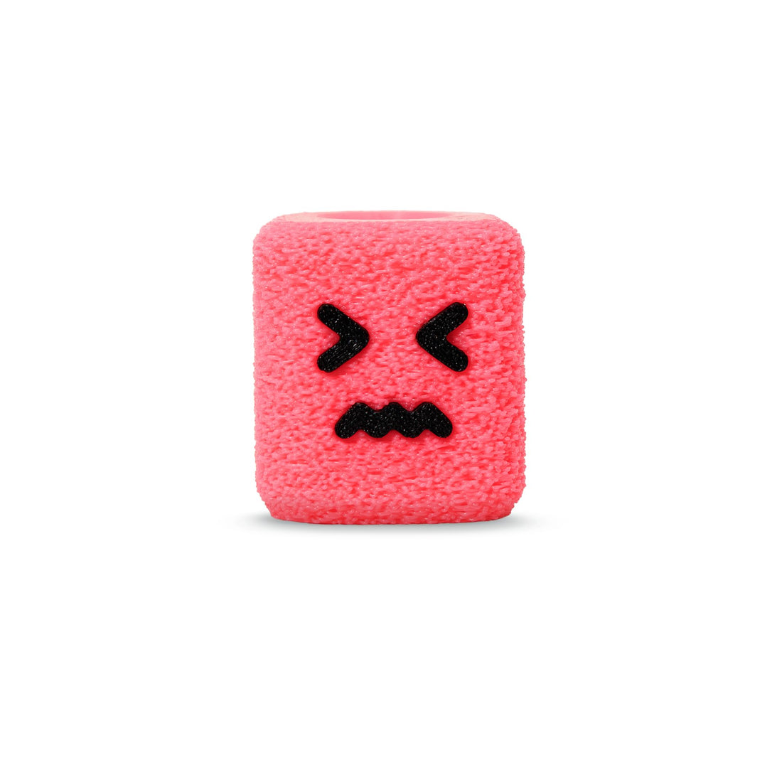 Emoji Pen Holder for graphic tablet and Pen display monitors (Annoyed - Pink)