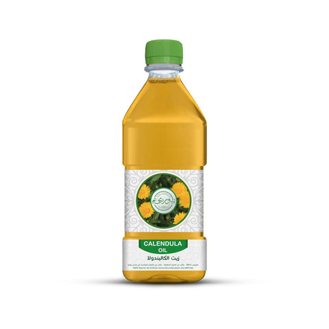 Purity- بيورتي - Calendula Oil Unrefined Cold Pressed, 100% Pure & Natural, Perfect for Skin Healing, Hair Care, and Aromatherapy,1L