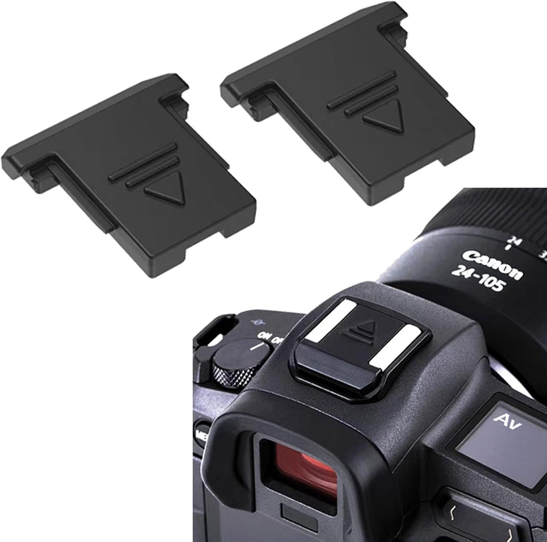 2 Pcs Camera Hot Shoe Cover Protector Cap for Canon DSLR, General Canon Camera Accessories