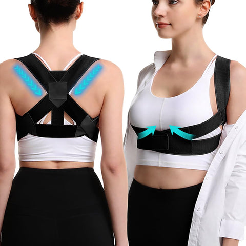 Posture Corrector for Women Adjustable Shoulder Brace for Men Back Straightener Improve Posture Correct Hunchback Slouching Kyphosis Invisible Under Clothes Back Support and Trainer