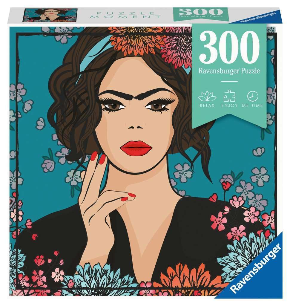Ravensburger Frida 300 Piece Jigsaw Puzzle for Adults – Puzzle Moment Series Featuring Artistic Frida Design – Premium Quality Puzzle with Softclick Technology for a Perfect Fit | 13310-9