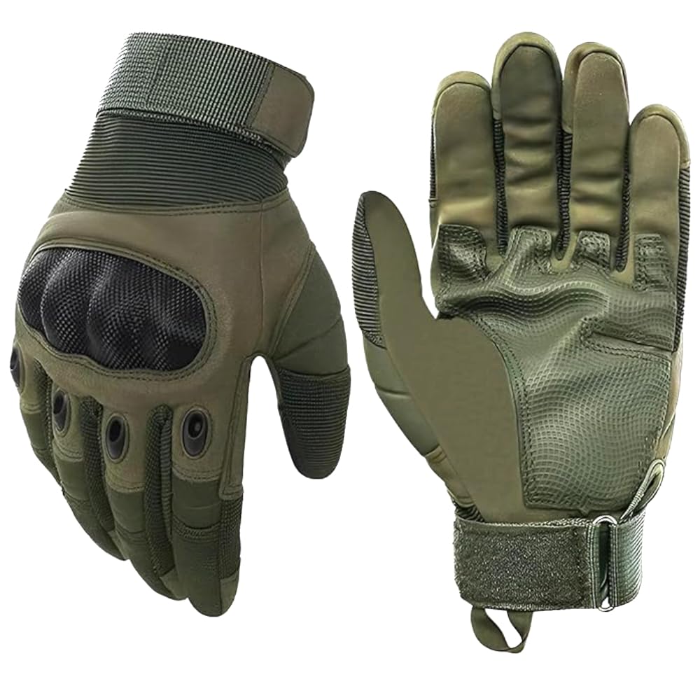 Full Finger Motorcycle Gloves for Women Men Touch Screen Tactical Gloves for Outdoor Sports Motocross Combat Climbing Camping Fishing Cycling