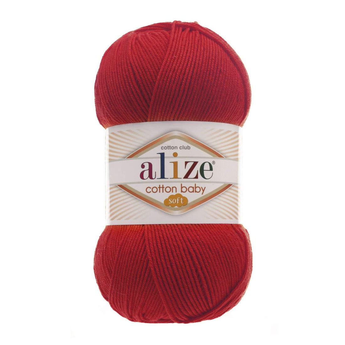 Alize COTTON GOLD PLUS red - Crochet and Knitting Yarn