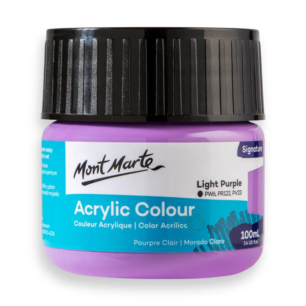 Monte Marte MSCH1051 Acrylic Colour Paint 100 ml, Light Purple