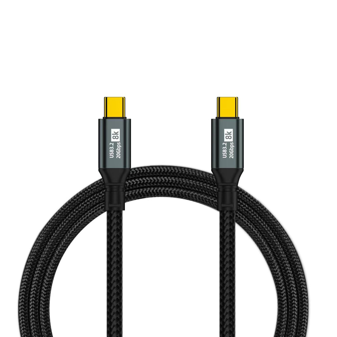 G-Power GP-C36 (USB-C to USB-C) 100W Fast Charging Cable, Compatible With iPhone 15 series, Samsung Galaxy and Note series, and Google Pixel phones, 1M - Black