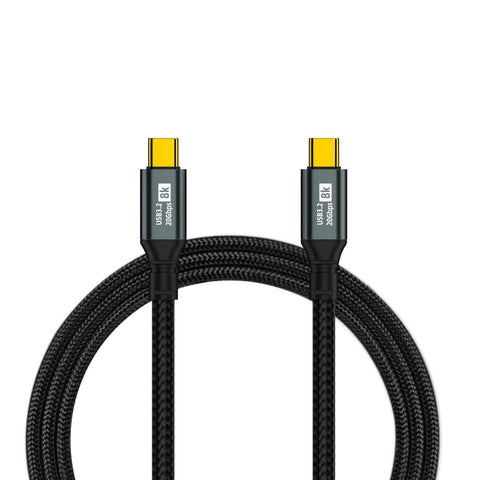 G-Power GP-C36 (USB-C to USB-C) 100W Fast Charging Cable, Compatible With iPhone 15 series, Samsung Galaxy and Note series, and Google Pixel phones, 1M - Black