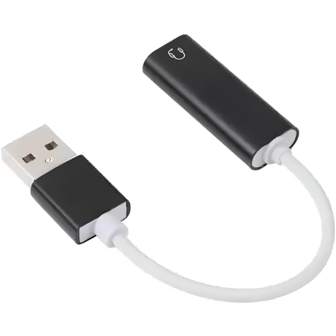 USB External Sound Card 7.1 Virtual Surround 3.5mm Audio Adapter Plug-and-Play for PC and Laptop