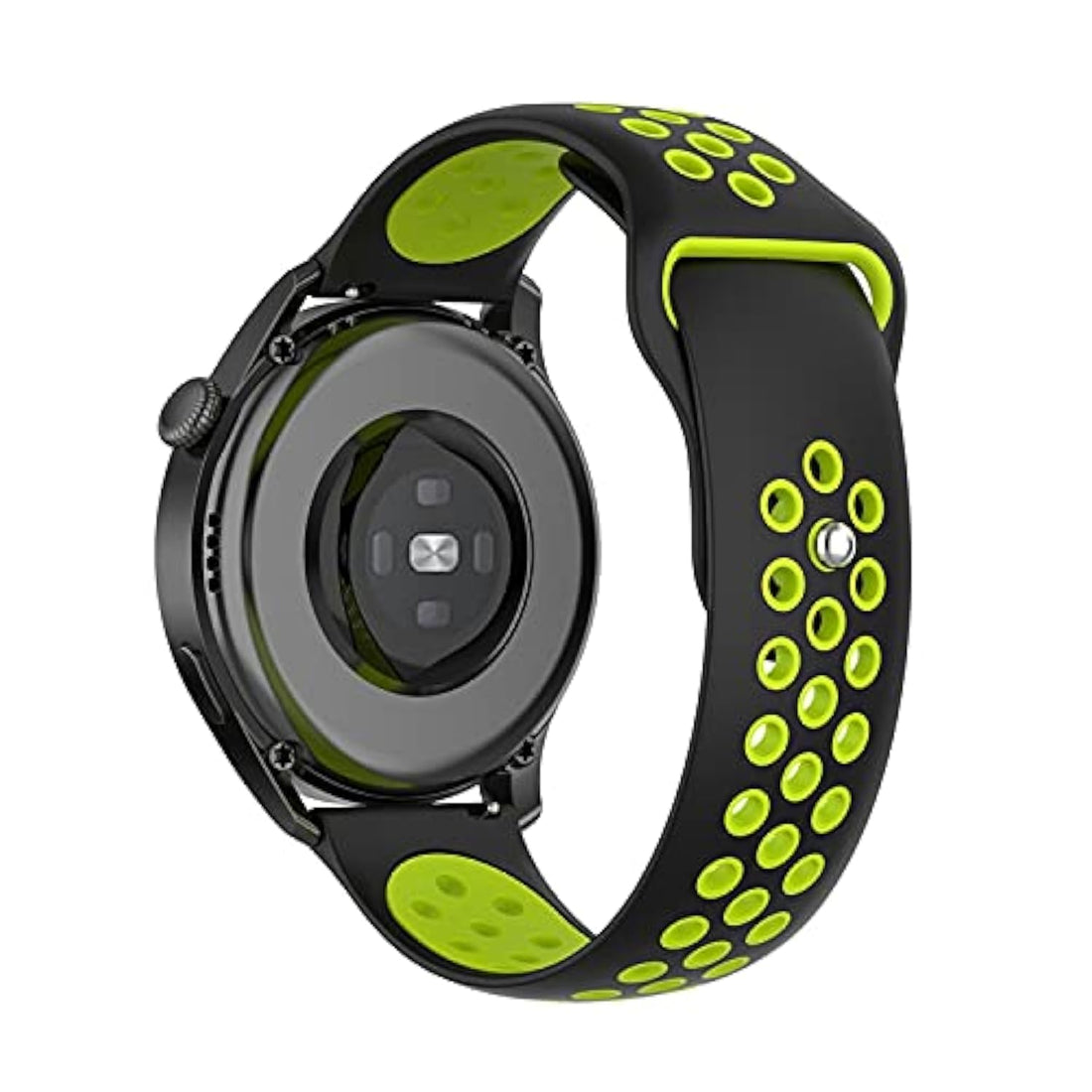 CoolCat ClickAE 22MM Strap/Band for Amazfit GTR 47mm/GTR 2/GTR 2e/Amazfit Pace/Amazfit Stratos/Stratos 2/Stratos 3 /Amazfit 2/2s/Amazfit Nexo (Black Green)